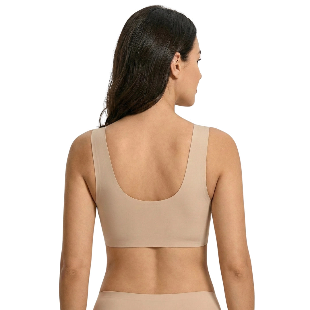Front-Button Comfort Bra – Wire-Free Everyday Essential