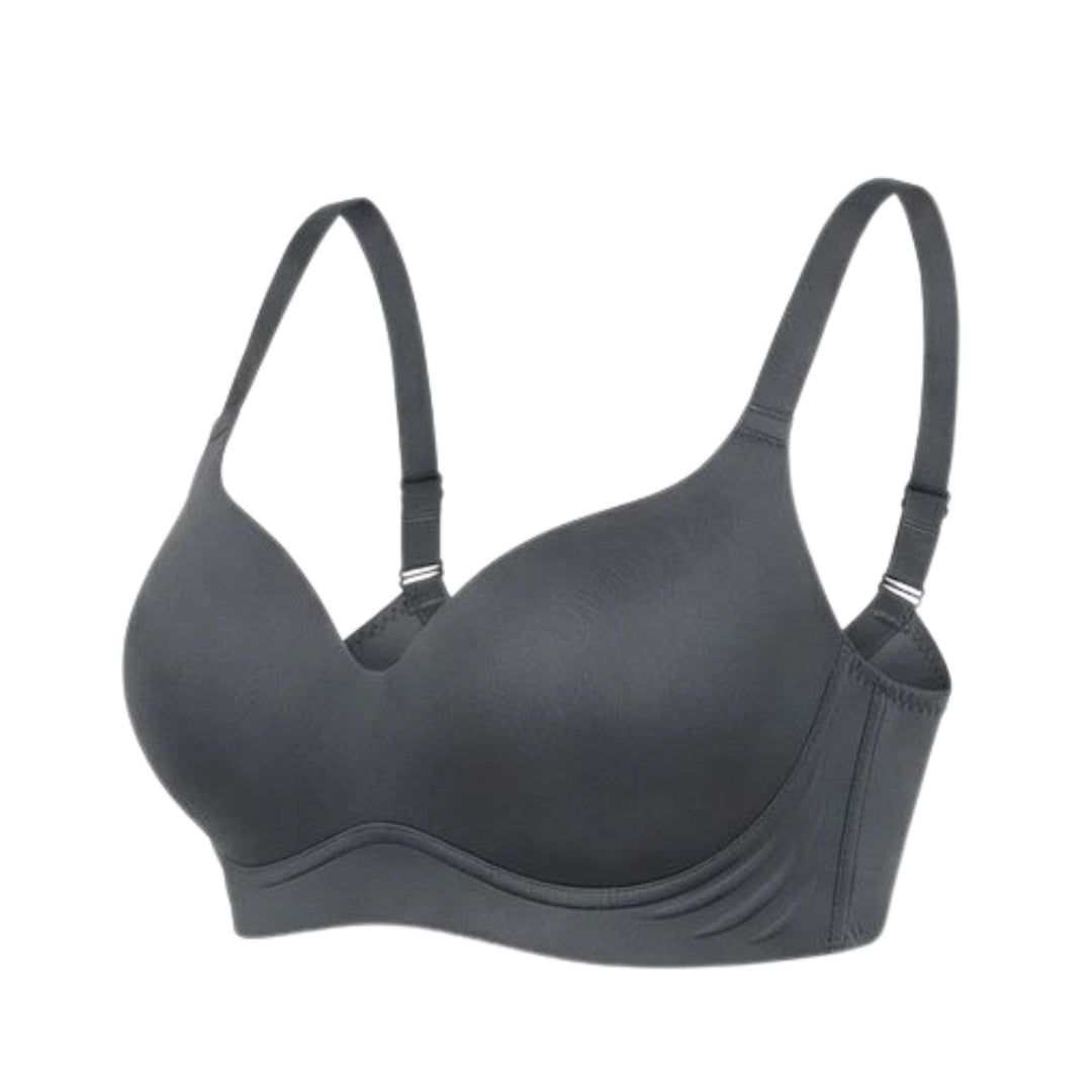 Genazy Wear | Seamless Wireless Comfort Bra – Ultra-Soft Contoured T-Shirt Bra (Mauve)