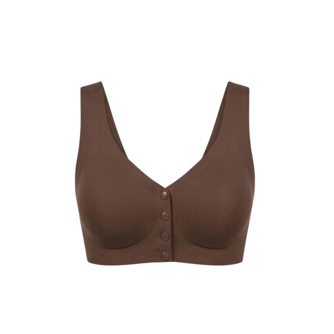 Front-Button Comfort Bra – Wire-Free Everyday Essential
