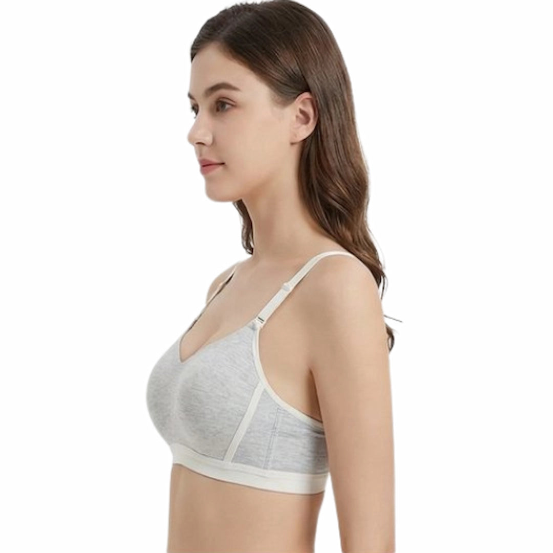 Women’s Seamless Comfort Bra – Non-Wired Soft Everyday T-Shirt Bra (Multi Color)