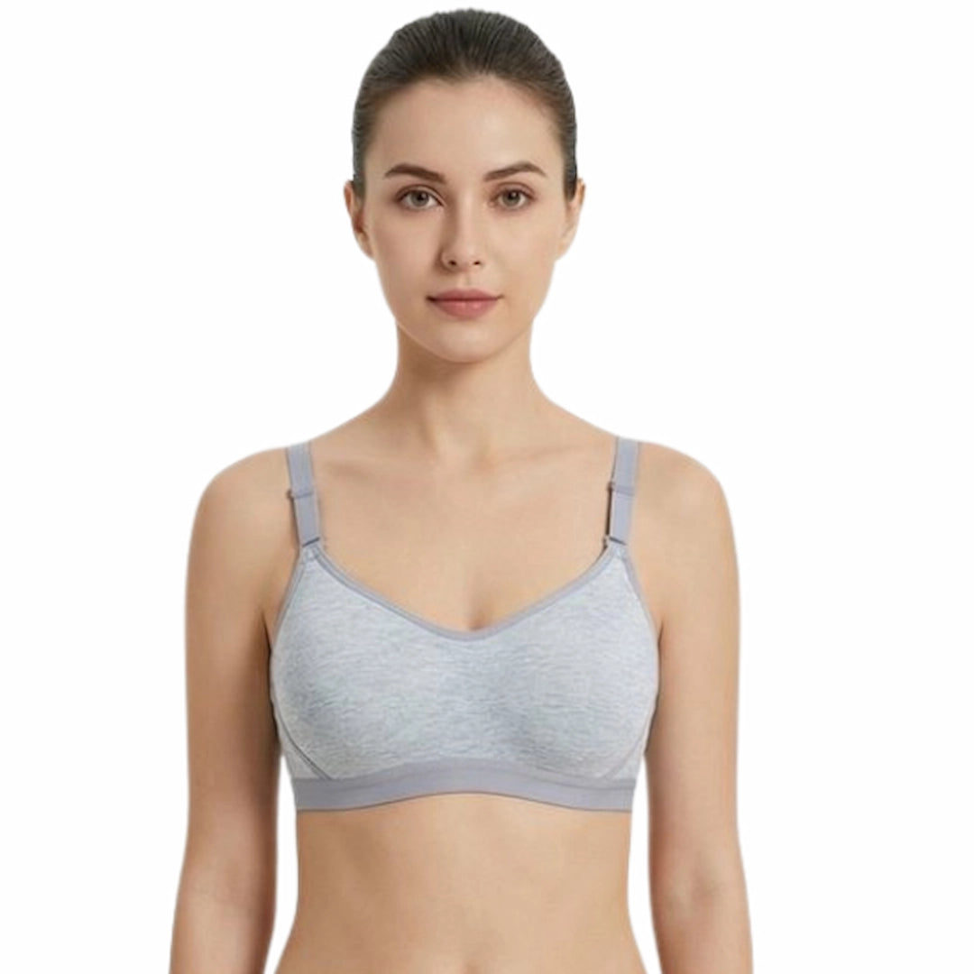 Women’s Seamless Comfort Bra – Non-Wired Soft Everyday T-Shirt Bra (Multi Color)