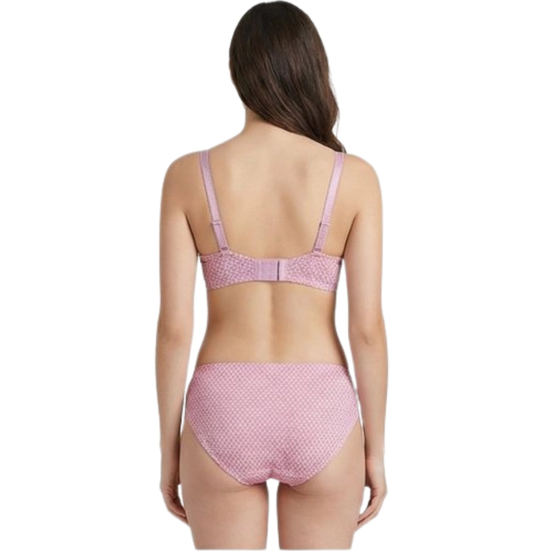Women’s Printed Padded Bra & Panty Set – Comfortable Everyday Lingerie (Multiple Colors)