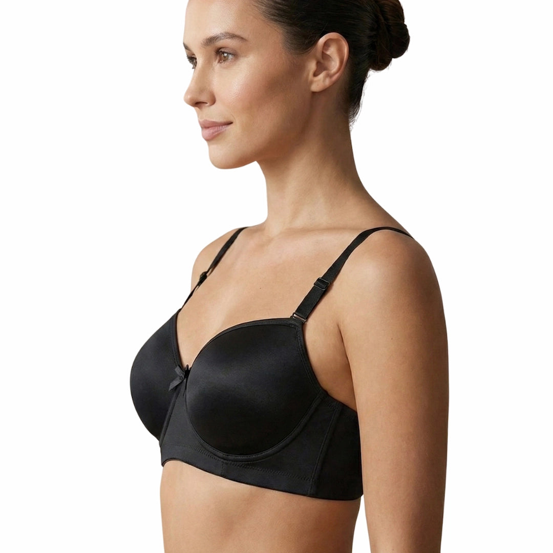 Premium Seamless Ribbed Padded Bra – Wire-Free Comfort (Available in Multiple Colors)