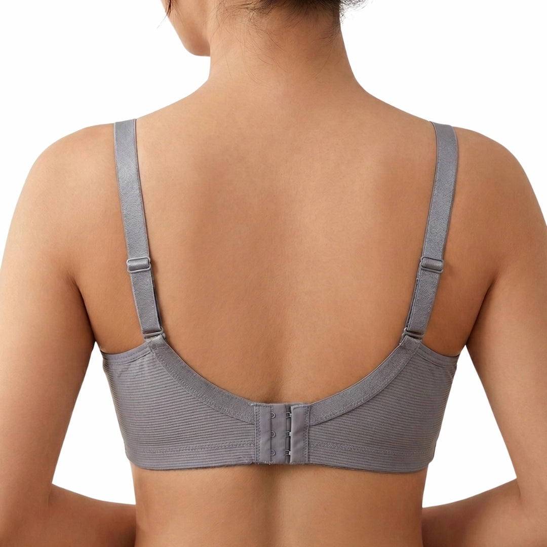 Premium Ribbed Cotton Padded Bra – Seamless & Wire-Free | Available in Multiple Vibrant Colors
