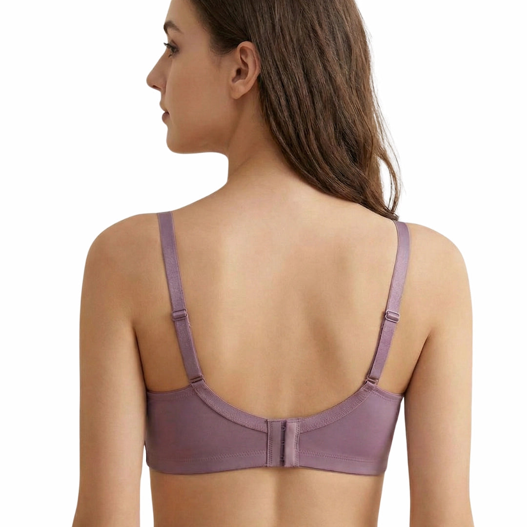 Premium Seamless Ribbed Padded Bra – Wire-Free Comfort (Available in Multiple Colors)