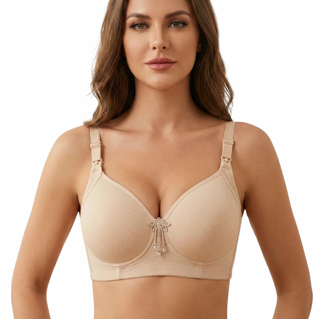 Premium Ribbed Cotton Padded Bra – Seamless & Wire-Free | Available in Multiple Vibrant Colors