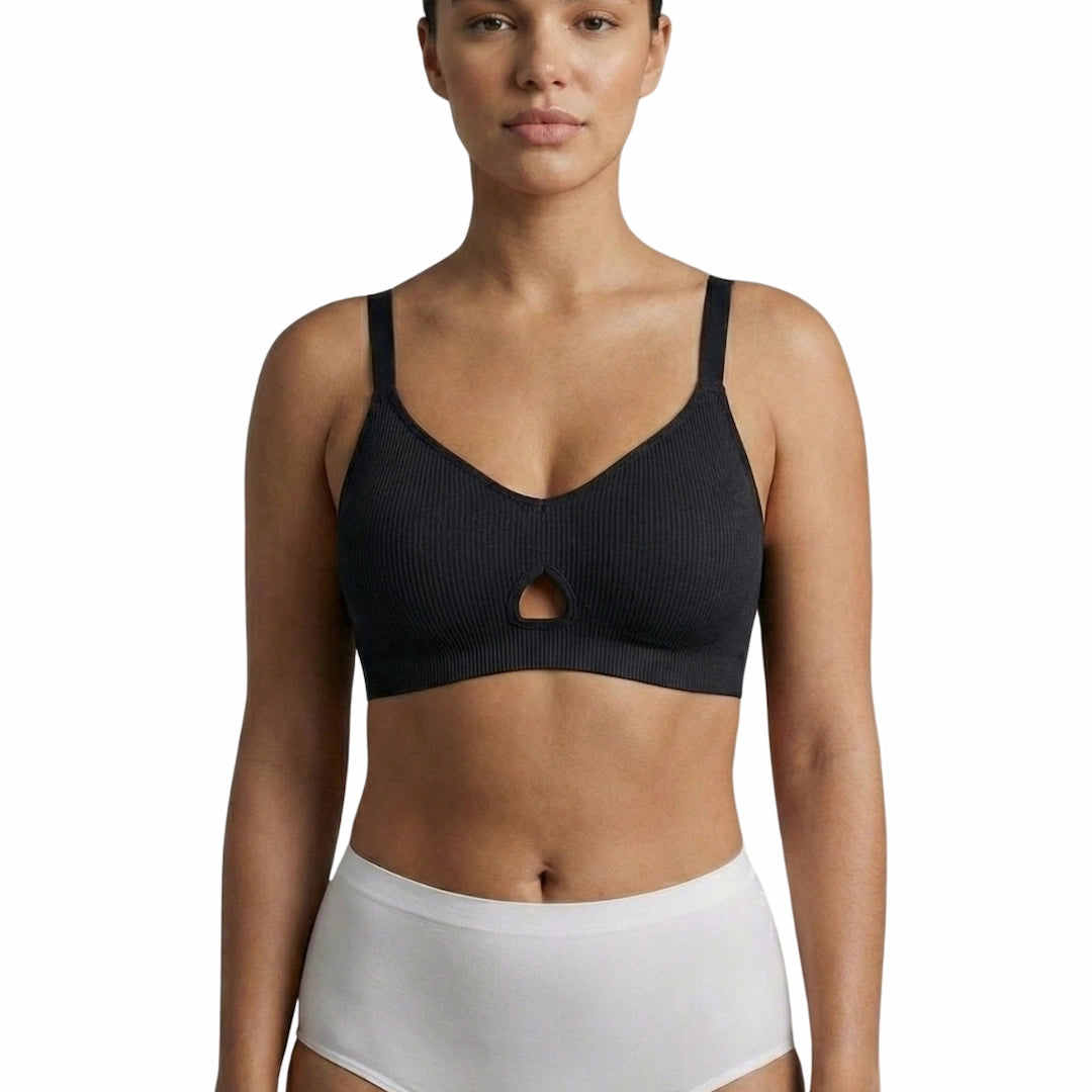 Premium Comfort Padded Bra Collection – Ribbed & Seamless Wire-Free Designs (All Colors Available)