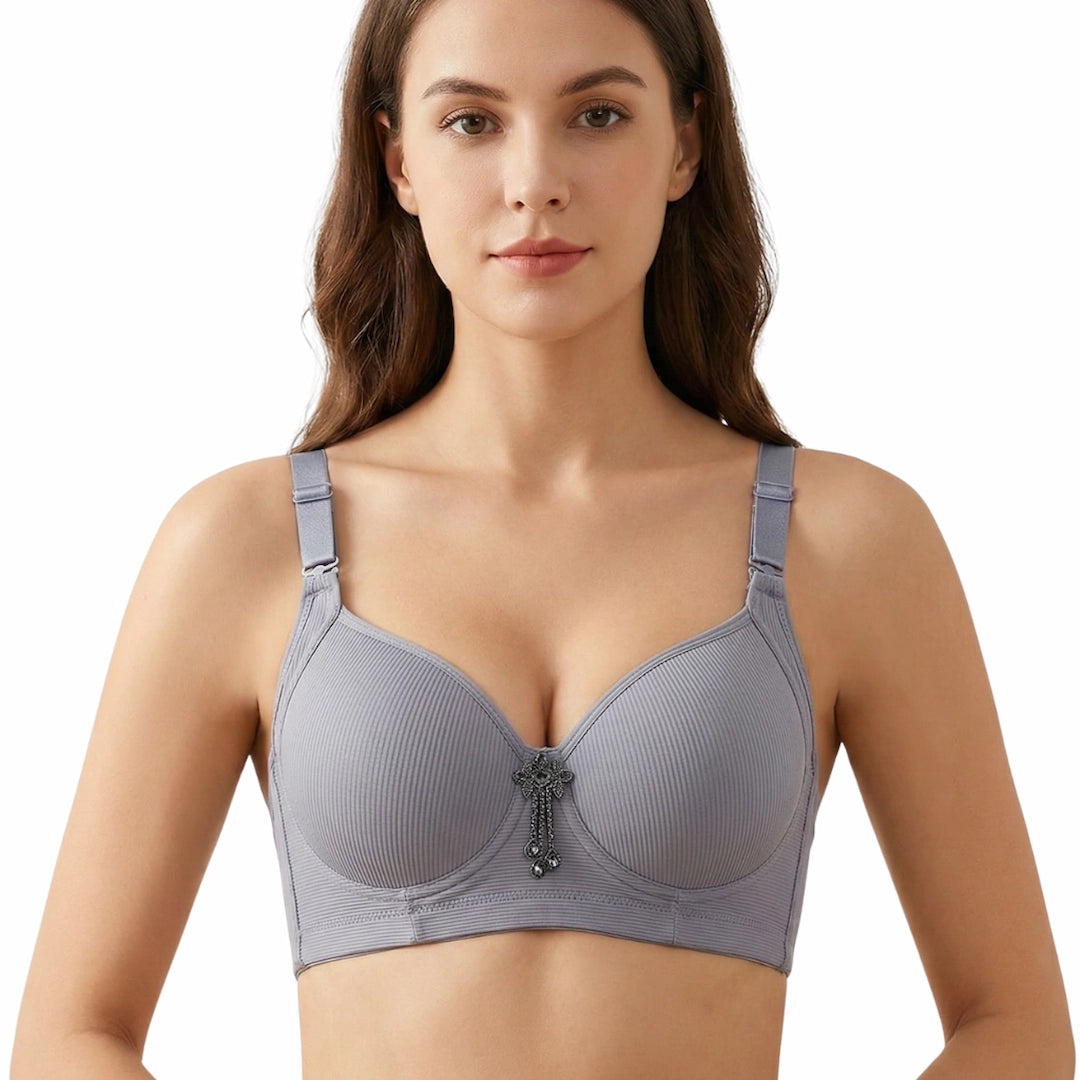 Premium Ribbed Cotton Padded Bra – Seamless & Wire-Free | Available in Multiple Vibrant Colors
