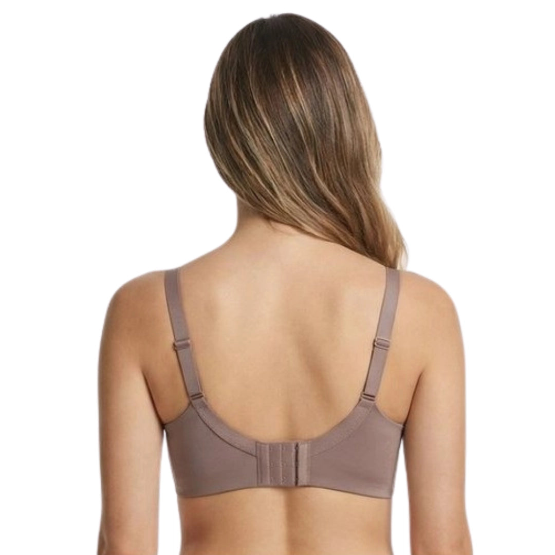 Genazy Wear | Seamless Wireless Comfort Bra – Ultra-Soft Contoured T-Shirt Bra (Mauve)