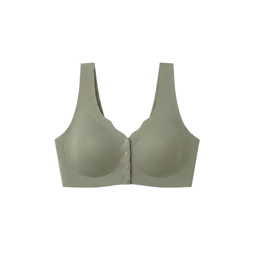 Front-Button Comfort Bra – Wire-Free Everyday Essential