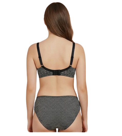 Women’s Printed Padded Bra & Panty Set – Comfortable Everyday Lingerie (Multiple Colors)