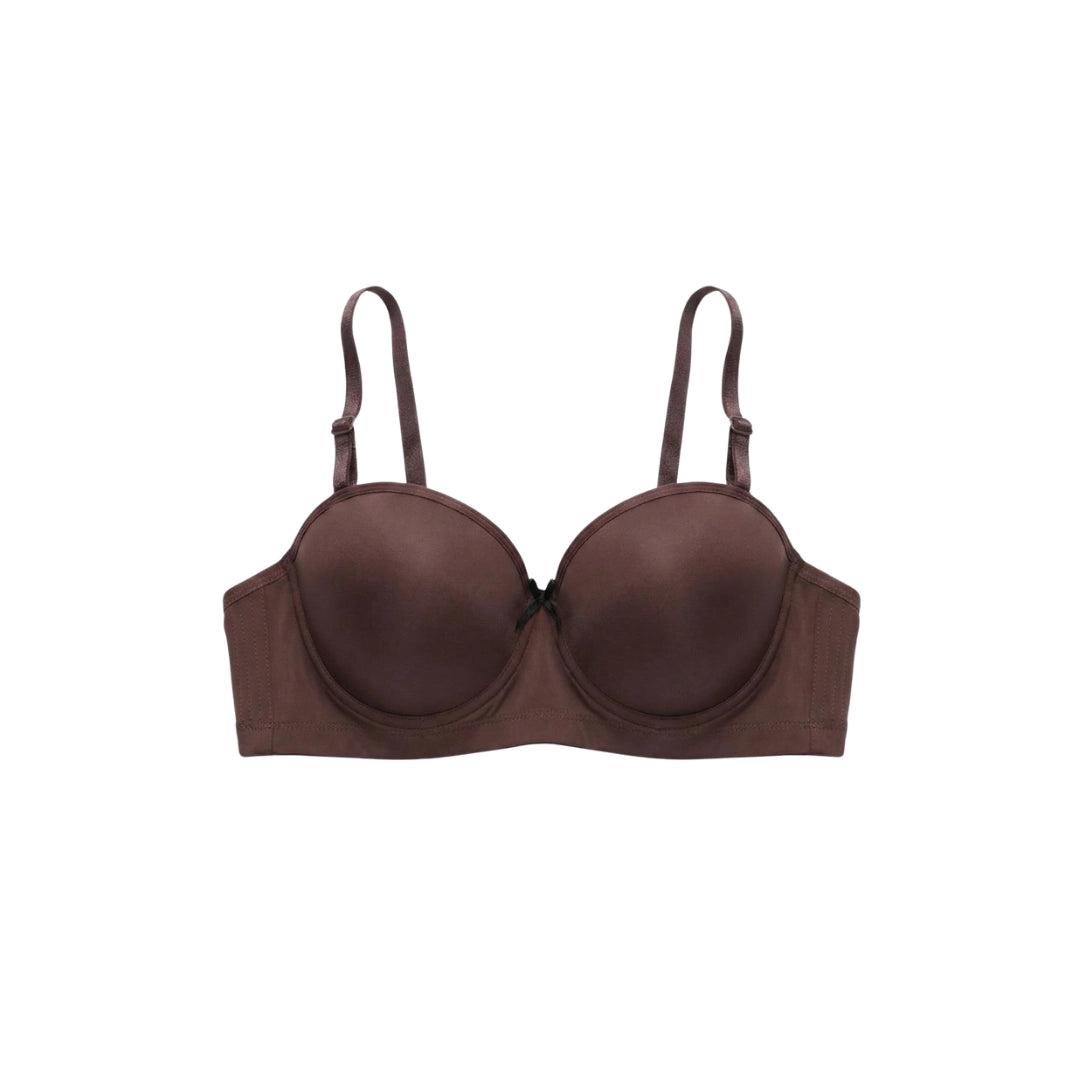 Premium Seamless Ribbed Padded Bra – Wire-Free Comfort (Available in Multiple Colors)
