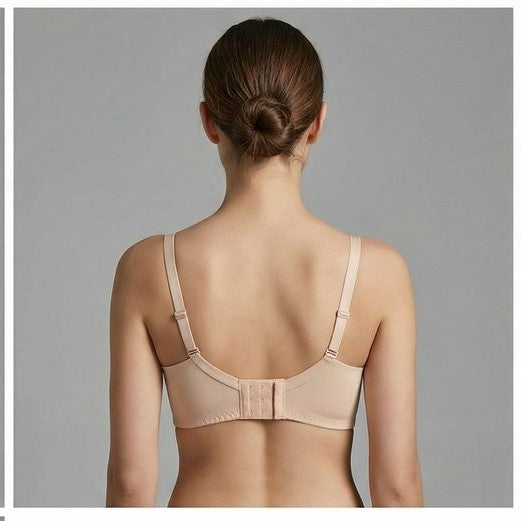 Genazy Wear | Seamless Wireless Comfort Bra – Ultra-Soft Contoured T-Shirt Bra (Mauve)