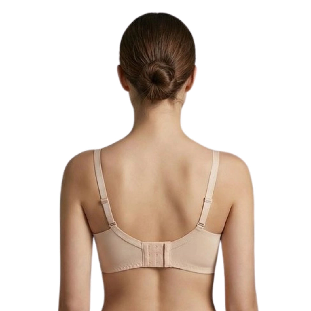 Genazy Wear | Seamless Wireless Comfort Bra – Ultra-Soft Contoured T-Shirt Bra (Mauve)