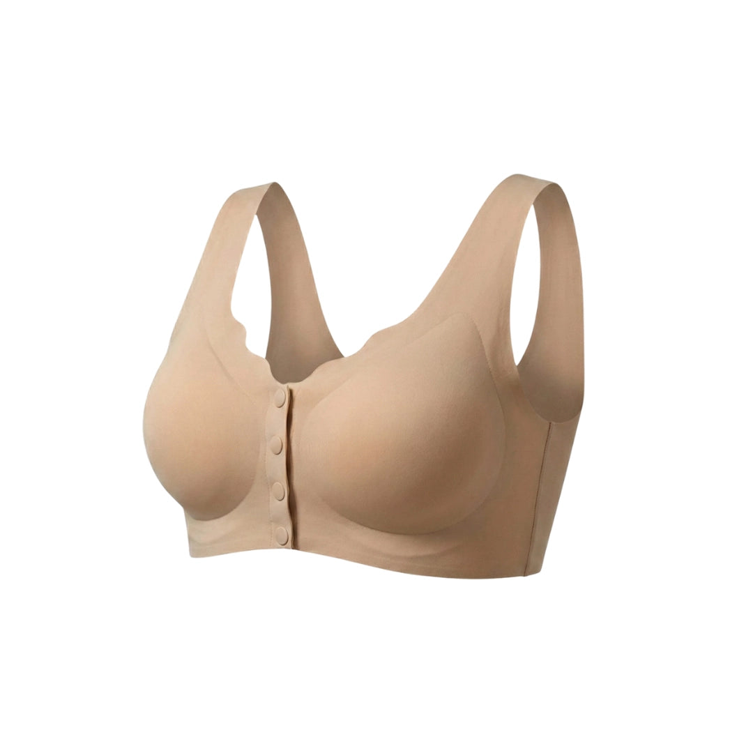 Front-Button Comfort Bra – Wire-Free Everyday Essential