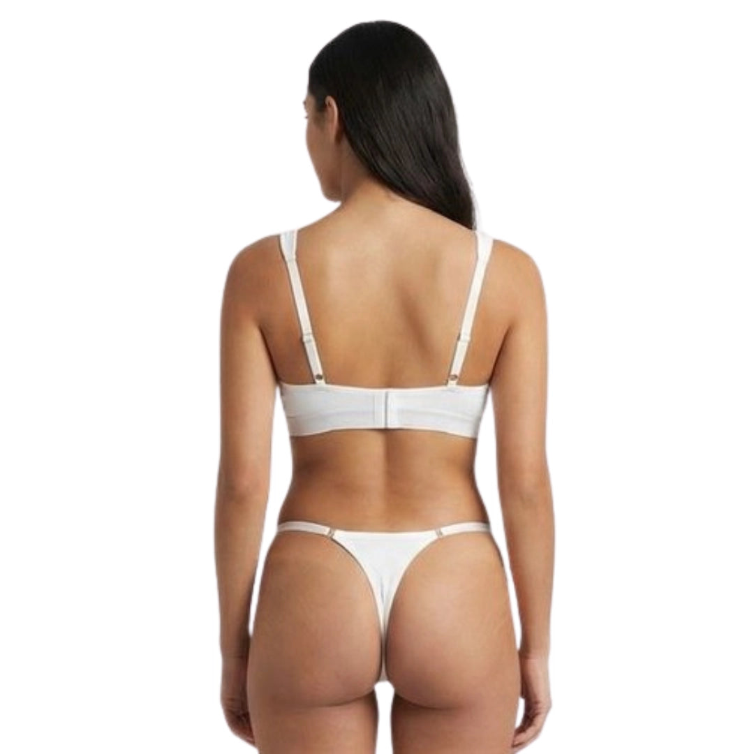 Women’s Criss-Cross Front Bralette Set – Stylish Wire-Free Lingerie (Multiple Colors)