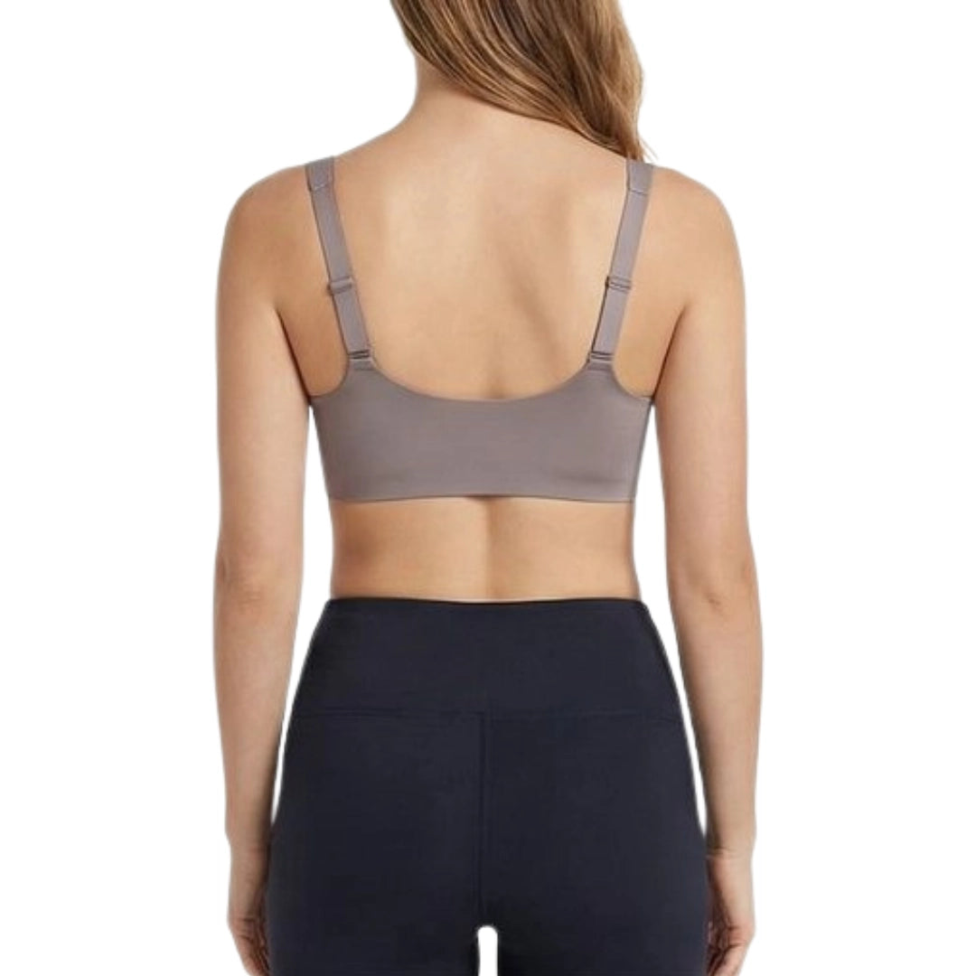 Genazy Wear | Seamless Wireless Comfort Bra – Ultra-Soft Contoured T-Shirt Bra (Mauve)