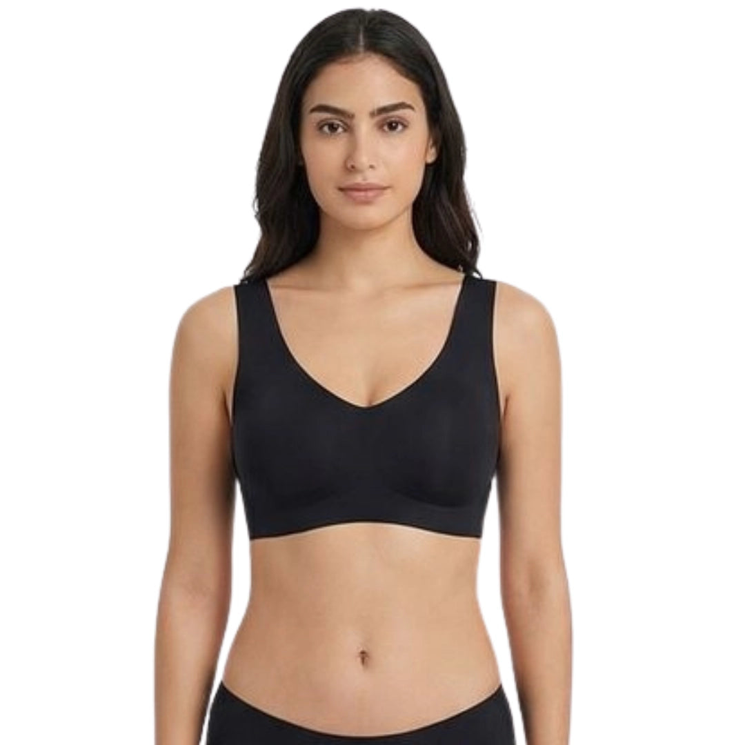 Women’s Seamless Deep V Comfort Bra Set – Wire-Free Everyday Lounge Bra (Multiple Colors)