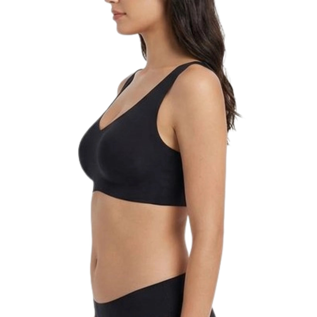 Women’s Seamless Deep V Comfort Bra Set – Wire-Free Everyday Lounge Bra (Multiple Colors)