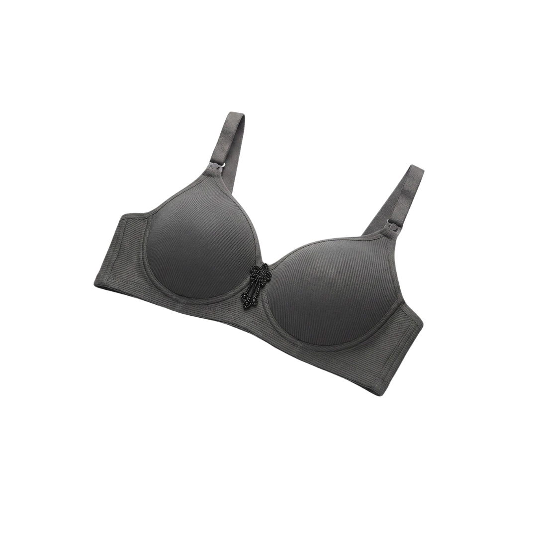 Premium Ribbed Cotton Padded Bra – Seamless & Wire-Free | Available in Multiple Vibrant Colors