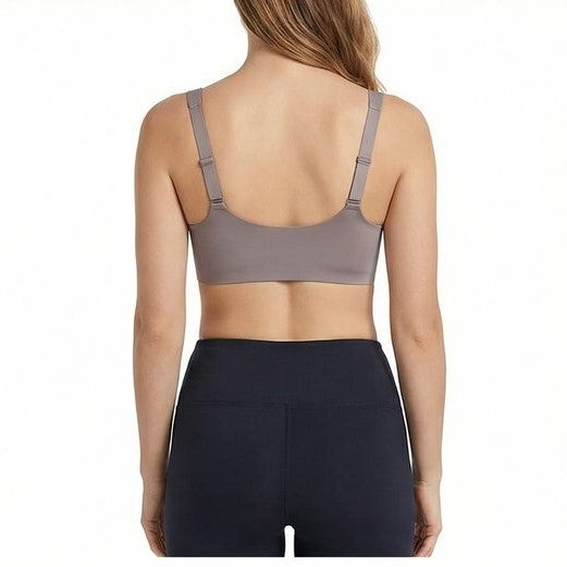 Genazy Wear | Seamless Wireless Comfort Bra – Ultra-Soft Contoured T-Shirt Bra (Mauve)