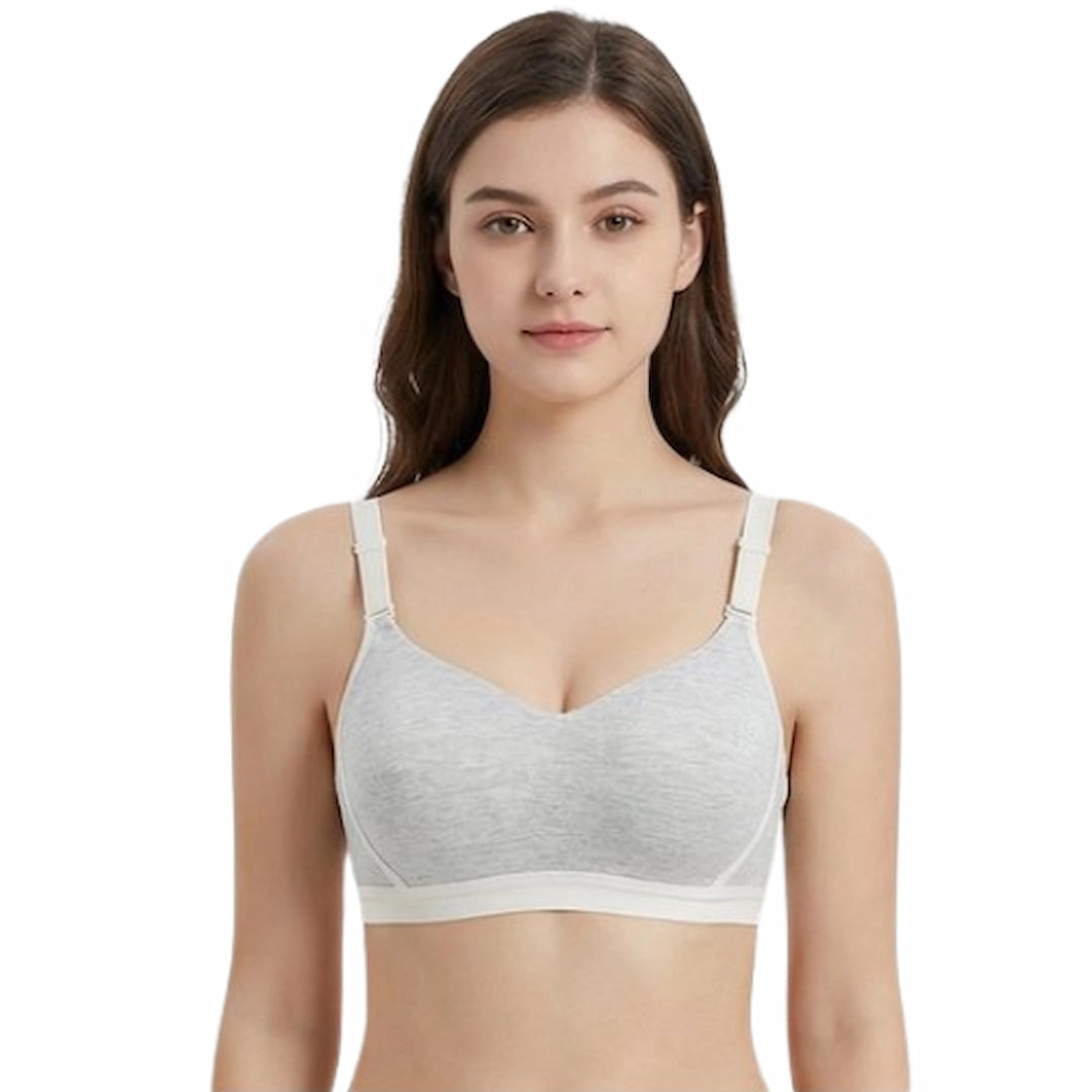 Women’s Seamless Comfort Bra – Non-Wired Soft Everyday T-Shirt Bra (Multi Color)