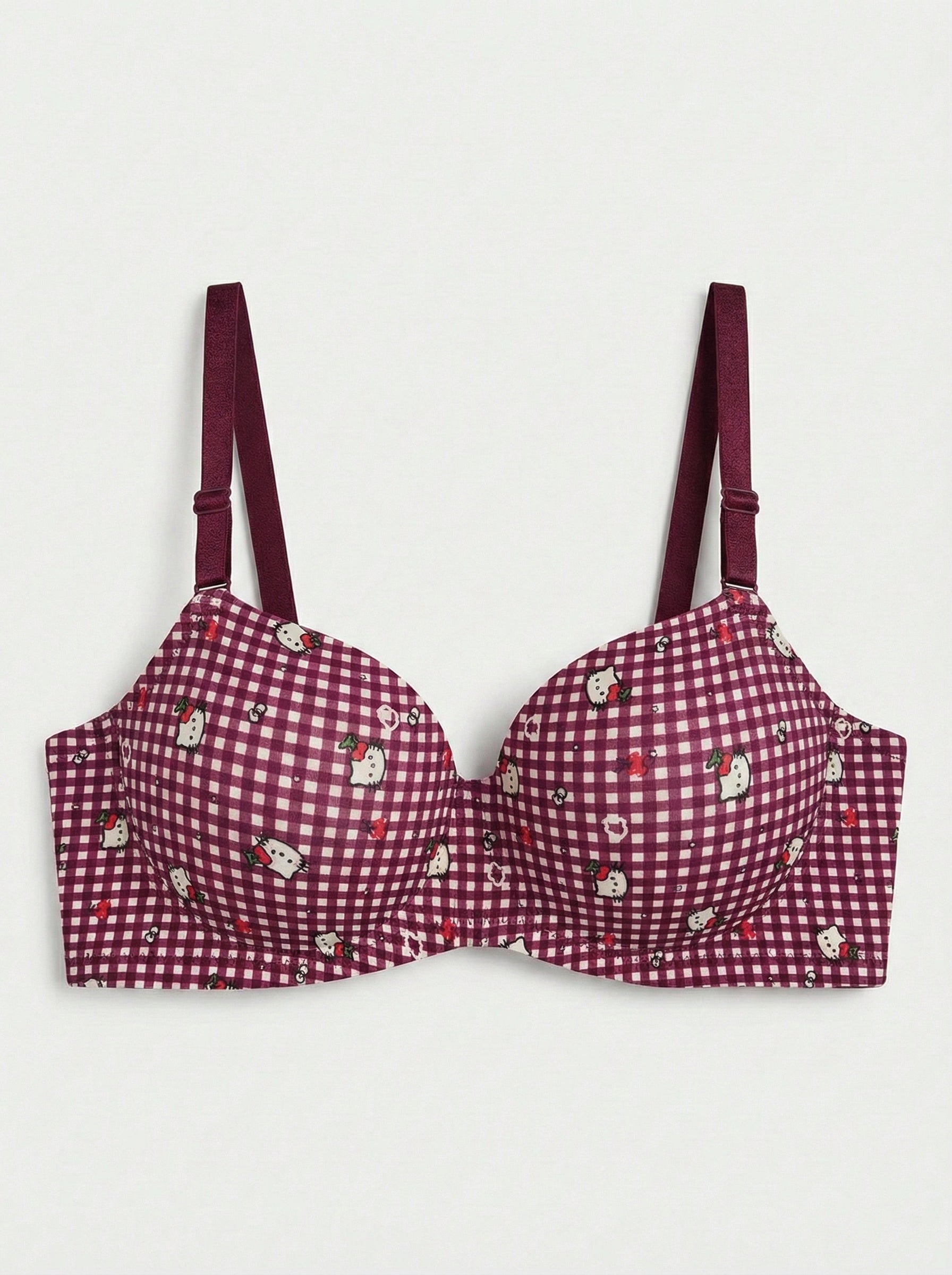 1Genazy Wear - Hello Kitty Printed Padded Bra - Comfortable Daily Wear Bra for Women