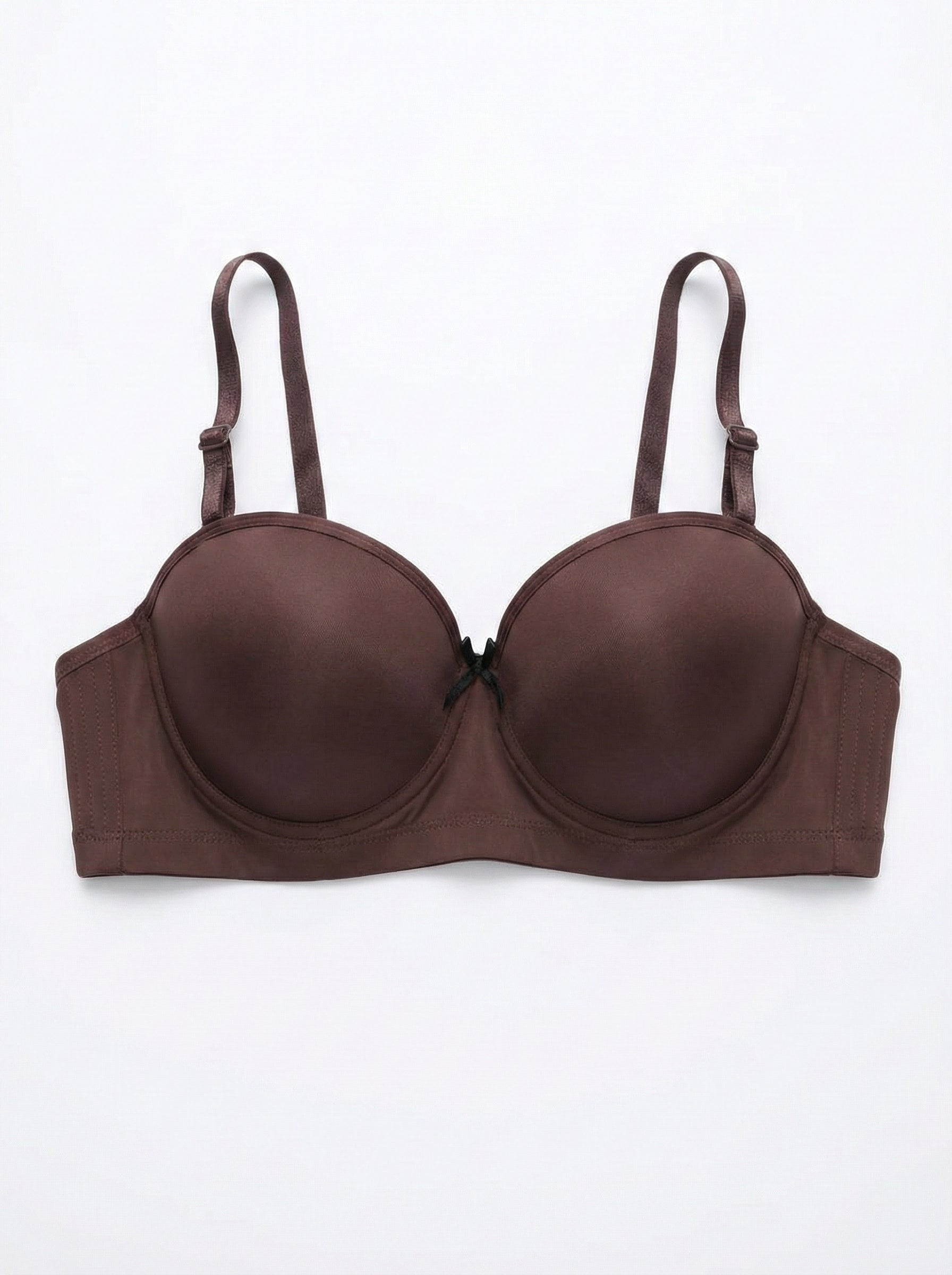 Premium Seamless Ribbed Padded Bra – Wire-Free Comfort (Available in Multiple Colors)