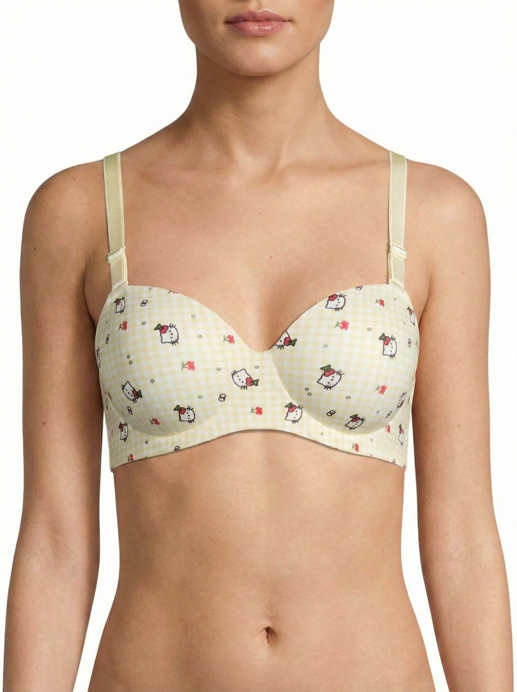 1Genazy Wear - Hello Kitty Printed Padded Bra - Comfortable Daily Wear Bra for Women
