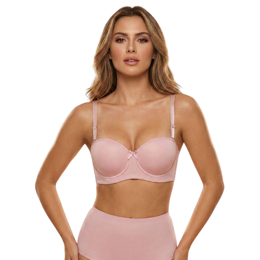 Premium Seamless Ribbed Padded Bra – Wire-Free Comfort (Available in Multiple Colors)