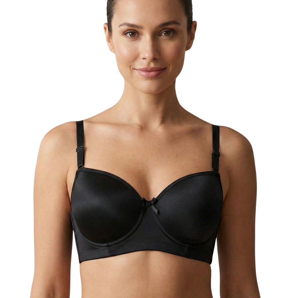 Premium Seamless Ribbed Padded Bra – Wire-Free Comfort (Available in Multiple Colors)