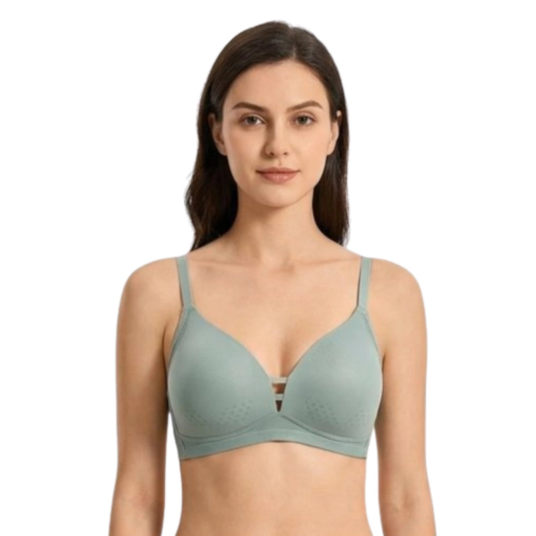 Genazy Wear Premium Seamless T-Shirt Bra – Non-Wired Full Coverage Comfort