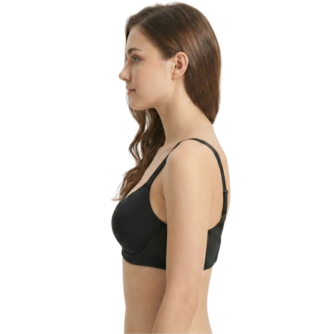 Genazy Wear Premium Seamless T-Shirt Bra – Non-Wired Full Coverage Comfort