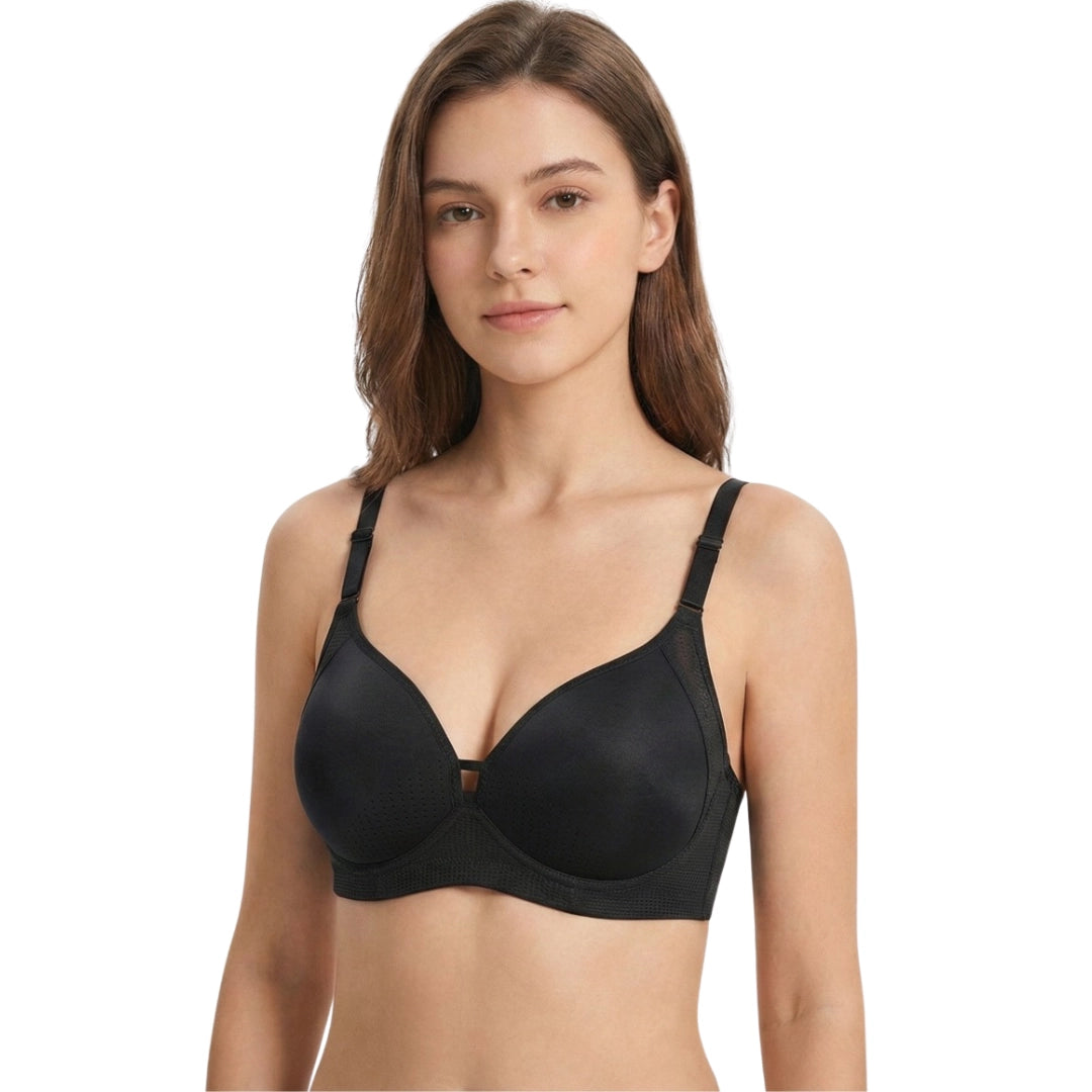 Genazy Wear Premium Seamless T-Shirt Bra – Non-Wired Full Coverage Comfort