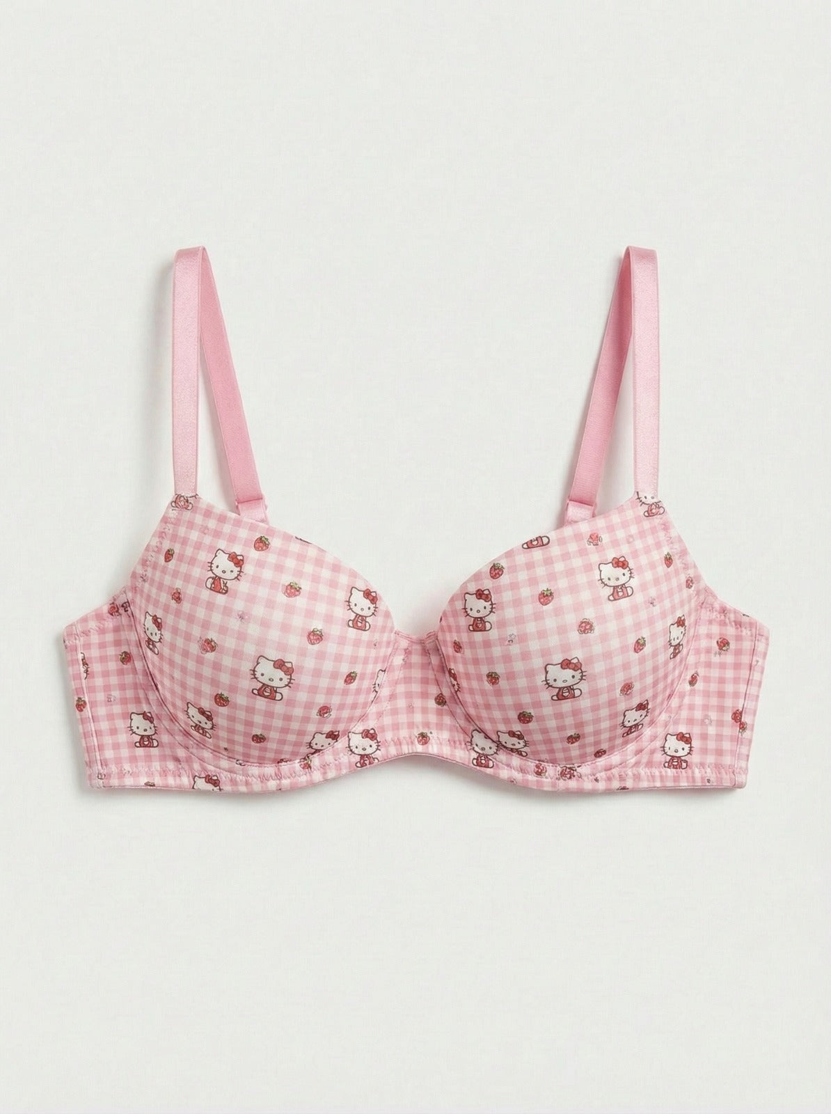 1Genazy Wear - Hello Kitty Printed Padded Bra - Comfortable Daily Wear Bra for Women