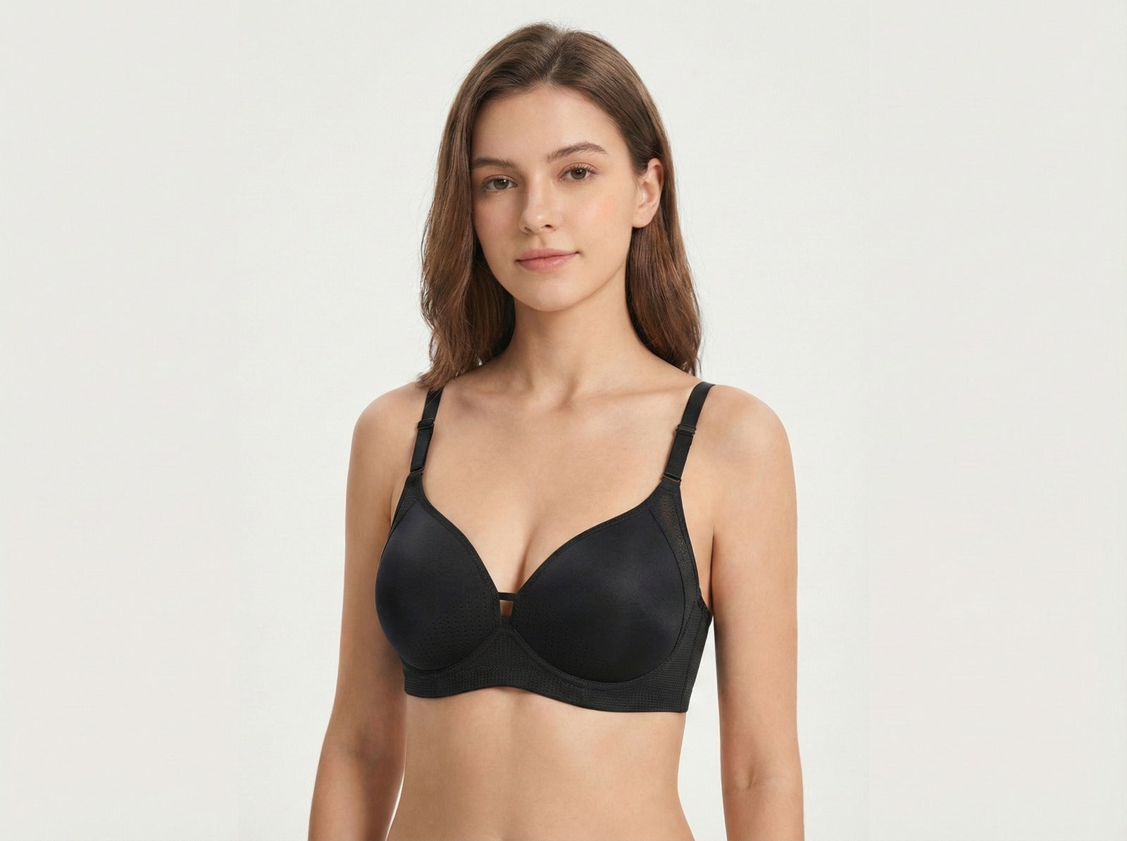 Genazy Wear Premium Seamless T-Shirt Bra – Non-Wired Full Coverage Comfort