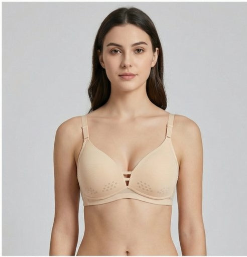 Genazy Wear Premium Seamless T-Shirt Bra – Non-Wired Full Coverage Comfort