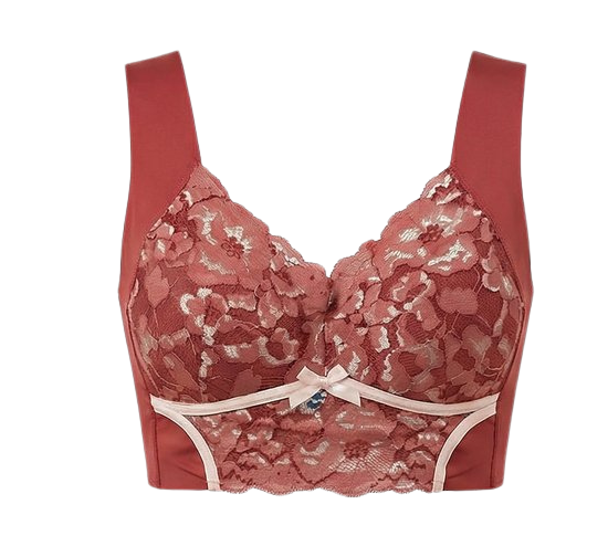 Women’s Full Coverage Floral Lace Comfort Bra – Non-Wired Soft Padded (Multi Color)